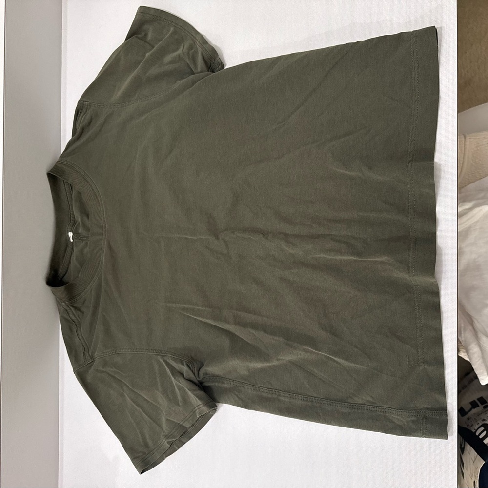 Lululemon all yours tee- olive green - vitasea version